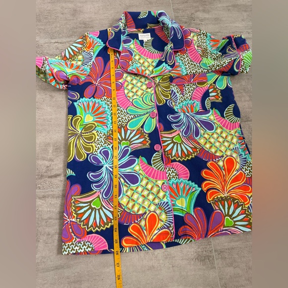 TRINA TURK x BedHead Shorty PJ Set - Zanzibar Stretch Jersey Size S - Picture 7 of 16